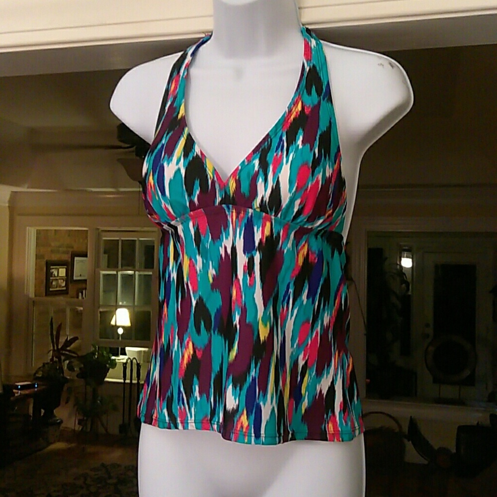 Catalina tankini halter top